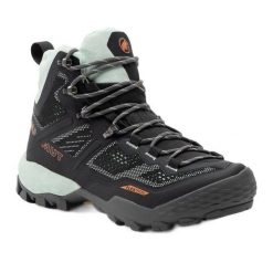Buty trekkingowe damskie Mammut Ducan High GTX. Szare obuwie trekkingowe damskie Mammut, bez zapięcia. Za 599.99 zł.