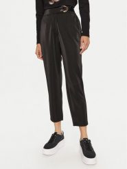 Liu Jo Sport Spodnie materiałowe TF4260 J4751 Czarny Regular Fit. Czarne spodnie materiałowe damskie Liu Jo Sport, bez wzorów, z materiału. Za 259.99 zł.