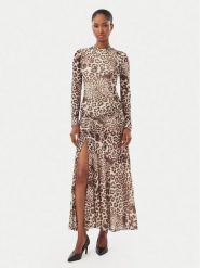Bardot Sukienka koktajlowa Lea 60243DB2 Beżowy Slim Fit. Brązowe sukienki damskie Bardot, bez wzorów, z syntetyku, wizytowe, bez ramiączek. Za 594.99 zł.