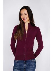 C& Jo Kardigan w kolorze bordowym rozmiar: 42. Czerwone kardigany damskie C& Jo, bez wzorów. Za 140.86 zł.