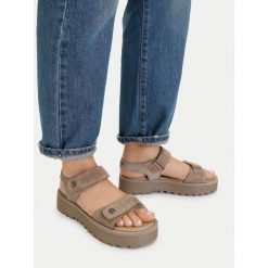 Sandały G-Star. Brązowe sandały damskie G-Star, bez wzorów, bez obcasa, na płaskiej podeszwie, bez zapięcia. Za 173.99 zł.