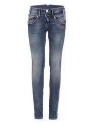 Herrlicher Dżinsy - Slim fit - w kolorze granatowym rozmiar: W31. Niebieskie jeansy damskie Herrlicher. Za 188.85 zł.