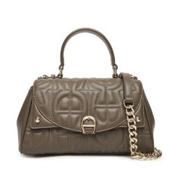 Torebka Aigner. Brązowe torebki klasyczne damskie Aigner, bez dodatków. Za 2,119.00 zł.