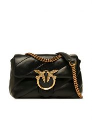 Pinko Torebka Love Mini Puff Cl PE 23 PLTT 100039 A0F2 Czarny. Czarne torebki wieczorowe damskie Pinko, bez wzorów, ze skóry, bez dodatków. Za 1,519.00 zł.