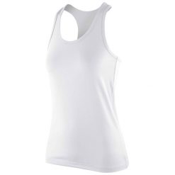 Damska Koszulka Bez Rękawów Impex Softex. Białe koszulki damskie SPIRO, xl, bez wzorów, bez kołnierzyka, bez ramiączek. Za 54.99 zł.