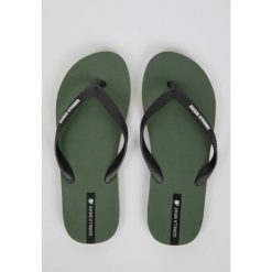 Japonki plażowe Gorilla Wear Kokomo Flip-Flops. Zielone klapki damskie GORILLA WEAR, bez wzorów, bez obcasa, bez zapięcia. Za 99.00 zł.