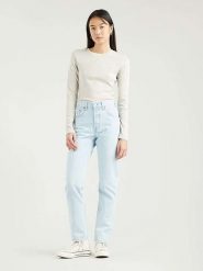 Levi's Dżinsy "501" - Regular fit - w kolorze błękitnym rozmiar: W29/L32. Niebieskie jeansy damskie Levi's, z podwyższonym stanem. Za 166.88 zł.