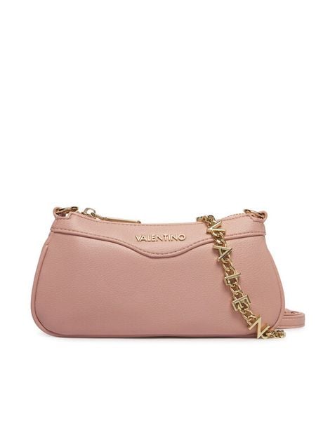 Valentino Torebka Elly VBS9IP13 Różowy. Czerwone listonoszki damskie Valentino, bez wzorów, bez dodatków. Za 459.99 zł.