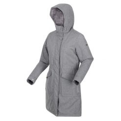 Kurtka uniwersalna damska Regatta Winterparka Romine. Czarne kurtki damskie Regatta, na zimę, m, bez wzorów, z materiału, z kapturem. Za 356.40 zł.