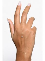 DIAMANTA Złota bransoletka "Kiya" z diamentami rozmiar: onesize. Żółte bransoletki damskie DIAMANTA, złote. Za 1,731.99 zł.