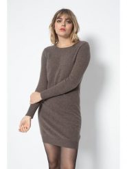 Perfect Cashmere Kaszmirowa sukienka "Molli" w kolorze brązowym rozmiar: M. Brązowe sukienki damskie Perfect Cashmere, bez wzorów, z kaszmiru, bez ramiączek. Za 382.13 zł.