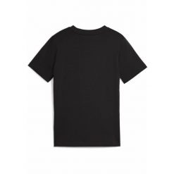 Młodzieżowa koszulka Essentials Camo PUMA Black. Czarna bluzki damskie Puma, l, bez wzorów, bez kołnierzyka, bez ramiączek. Za 89.00 zł.