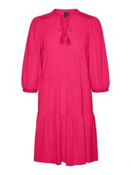 Vero Moda Sukienka w kolorze różowym rozmiar: S. Różowe sukienki damskie Vero Moda, bez wzorów, z bawełny, bez ramiączek. Za 43.99 zł.