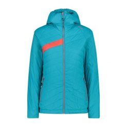 Ultralekka kurtka damska CMP. Niebieskie kurtki sportowe damskie CMP, s, bez wzorów, z puchu, bez kaptura. Za 329.99 zł.