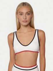 Tommy Hilfiger Góra od bikini UW0UW06374 Écru. Bikini Tommy Hilfiger, bez wzorów, z syntetyku. Za 209.99 zł.