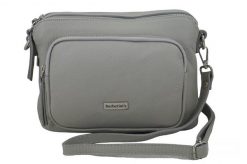 Listonoszka skórzana BARBERINI'S j. szary 990-8. Szare shopper bag Barberinis, bez wzorów, ze skóry, małe, bez dodatków. Za 239.99 zł.