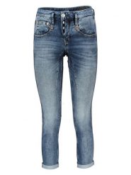 Herrlicher Dżinsy - Skinny fit - w kolorze niebieskim rozmiar: W24. Niebieskie jeansy damskie Herrlicher, z podwyższonym stanem. Za 127.35 zł.