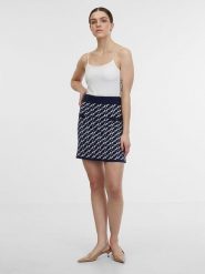 Orsay Spódnica w kolorze granatowo-białym rozmiar: M. Niebieskie spódnice damskie Orsay, na co dzień, m, bez wzorów, mini. Za 38.45 zł.