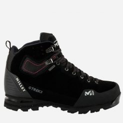 Buty trekkingowe damskie MILLET W G Trek 3 Goretex czarny. Czarne obuwie trekkingowe damskie Millet, z gore-texu, bez zapięcia. Za 778.69 zł.