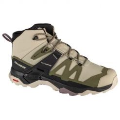 Buty do chodzenia damskie Salomon X Ultra 4 Mid Gtx. Obuwie sportowe damskie Salomon, z materiału, bez zapięcia, trekkingowe. Za 896.00 zł.