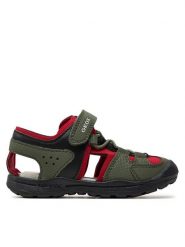 Geox Sandały J Vaniett Boy J455XA 015CE C3267 M Khaki. Brązowe sandały chłopięce Geox, ze skóry, bez zapięcia. Za 229.99 zł.