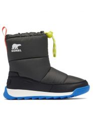 Sorel Śniegowce Youth Whitney™ II Plus Puffy Wp 2088571093 Szary. Szare buty zimowe chłopięce Sorel, z materiału, bez zapięcia. Za 309.99 zł.