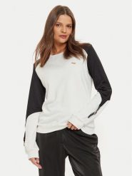 Liu Jo Sport Bluza TF4149 F0778 Biały Regular Fit. Białe bluzy damskie Liu Jo Sport, xs, bez wzorów, z bawełny, bez kaptura. Za 429.99 zł.