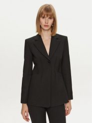 Simona Corsellini Marynarka A24CPGI017 Czarny Slim Fit. Czarne marynarki i żakiety damskie SIMONA CORSELLINI, bez wzorów, z syntetyku. Za 1,719.00 zł.