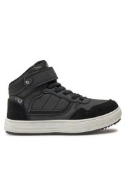 Leaf Sneakersy Sandvik LSAND101E Czarny. Czarne buty sportowe chłopięce Leaf, ze skóry, bez zapięcia. Za 299.99 zł.