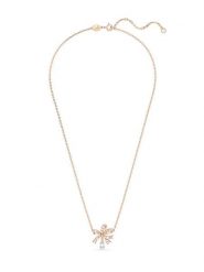 Swarovski Pozłacany naszyjnik z elementem ozdobnym - dł. 38 cm rozmiar: onesize. Czerwone naszyjniki damskie Swarovski, z kryształem, metalowe. Za 217.99 zł.