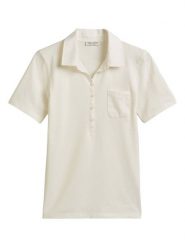 Marc O´Polo Koszulka polo w kolorze kremowym rozmiar: XS. Brązowe bluzki damskie xs, bez wzorów, z bawełny, bez kołnierzyka, bez ramiączek. Za 127.35 zł.