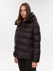 Bomboogie Kurtka puchowa GW 6012 T MNA3 Czarny Regular Fit. Czarne kurtki damskie Bomboogie, bez wzorów, z puchu, bez kaptura. Za 1,149.00 zł.