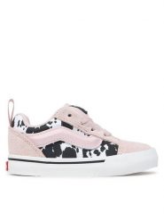 Vans Tenisówki Knu Skool Elastic Laco VN000Z40GSF1 Różowy jasny. Czerwone buty sportowe dziewczęce Vans, ze skóry, bez zapięcia. Za 239.99 zł.