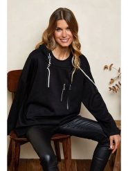 Joséfine Bluza "Meytal" w kolorze czarnym rozmiar: S. Czarne bluzy damskie Joséfine, s, bez wzorów, z kapturem. Za 136.13 zł.