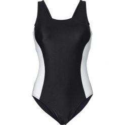 Kostium kąpielowy bonprix czarno-biały. Czarne stroje jednoczęściowe bonprix. Za 69.99 zł.