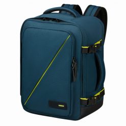 Plecak kabinowy American Tourister Take2cabin. Niebieskie plecaki American Tourister, bez wzorów. Za 193.99 zł.
