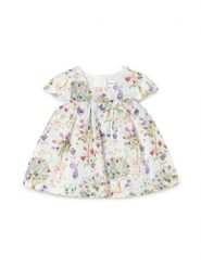 Mayoral Sukienka elegancka 1885 Kolorowy Regular Fit. Sukienki dziewczęce Mayoral, bez wzorów, ze lnu, bez ramiączek. Za 169.99 zł.