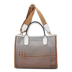 Duża Brązowa Torebka Damska Hispanitas. Brązowe shopper bag Hispanitas, na ramię, duże, bez dodatków. Za 499.00 zł.