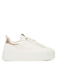TWINSET Sneakersy 252TCP024 Biały. Białe obuwie sportowe damskie Twinset, ze skóry, bez zapięcia. Za 919.99 zł.