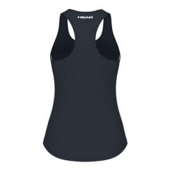 Koszulka bez rękawów damska SPIRIT Tank Top. Niebieskie koszulki sportowe damskie Head, bez wzorów, bez ramiączek. W wyprzedaży za 168.00 zł.