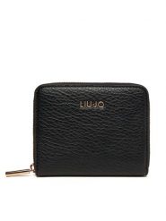 Liu Jo Portfel Ecs M Zip Around AF5156 E0027 Czarny. Czarne portfele damskie Liu Jo, bez wzorów, ze skóry. Za 269.99 zł.