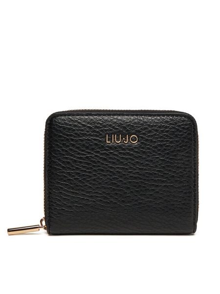 Liu Jo Portfel Ecs M Zip Around AF5156 E0027 Czarny. Czarne portfele damskie Liu Jo, bez wzorów, ze skóry. Za 159.99 zł.