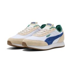 Sneakersy unisex R78 Lightwind Retro Run PUMA. Białe obuwie sportowe casual damskie Puma, bez zapięcia. W wyprzedaży za 169.00 zł.