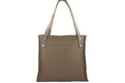Shopperka skórzana BARBERINI'S c. beżowa 914-9. Brązowe shopper bag Barberinis, bez wzorów, ze skóry, na ramię, małe, bez dodatków. Za 289.99 zł.