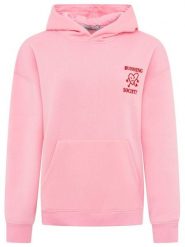 Zwillingsherz Bluza "Running" w kolorze różowym rozmiar: S/M. Różowe bluzy damskie Zwillingsherz, m, bez wzorów, z kapturem. Za 139.95 zł.