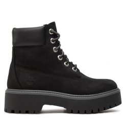 Trapery Timberland. Czarne trapery damskie Timberland, bez zapięcia. Za 659.99 zł.