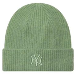 Czapka damska Wmns Wide Cuff Beanie New York Yankees Hat. Zielone czapki damskie New Era, bez wzorów, z elastanu. Za 129.99 zł.