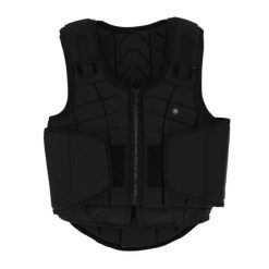 Kamizelka ochronna do jazdy konnej QHP. Czarne kamizelki damskie QHP, s, bez wzorów, bez kaptura. W wyprzedaży za 651.00 zł.