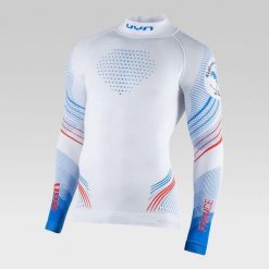 Koszulka termoaktywna UYN Natyon 2.0 France Uw Shirt LG SLTurtle Neck T023. Białe koszulki damskie Uyn, xl, bez wzorów, bez kołnierzyka, bez ramiączek. Za 519.00 zł.