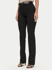 Marciano Guess Spodnie materiałowe 4YGB23 6375Z Czarny Regular Fit. Czarne spodnie materiałowe damskie Marciano Guess, z aplikacjami, z materiału. Za 539.99 zł.